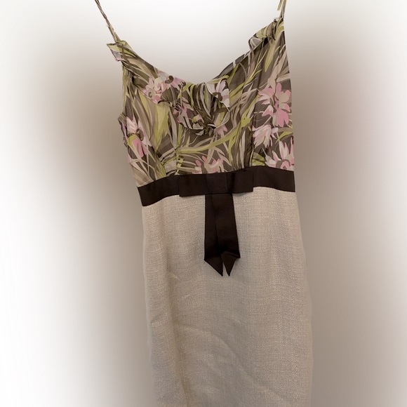 MILLY of NY silk and linen dress - Picture 1 of 5